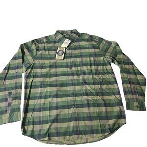 Vintage Brittania NWT - Men’s Plaid Button Down Shirt Sz LG